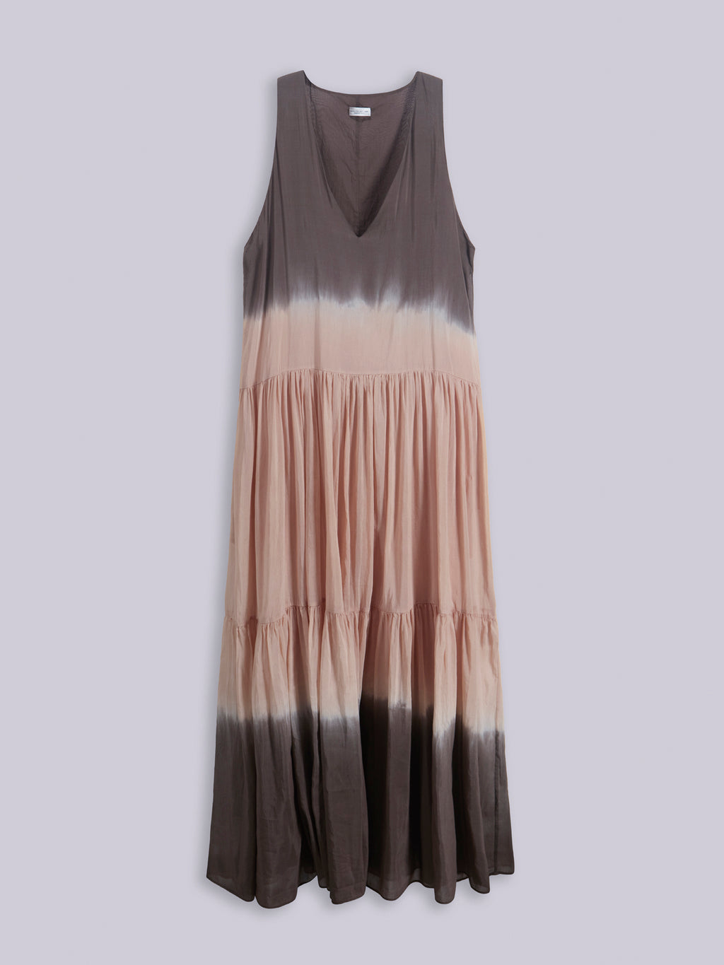 Tie-dye gathered dress