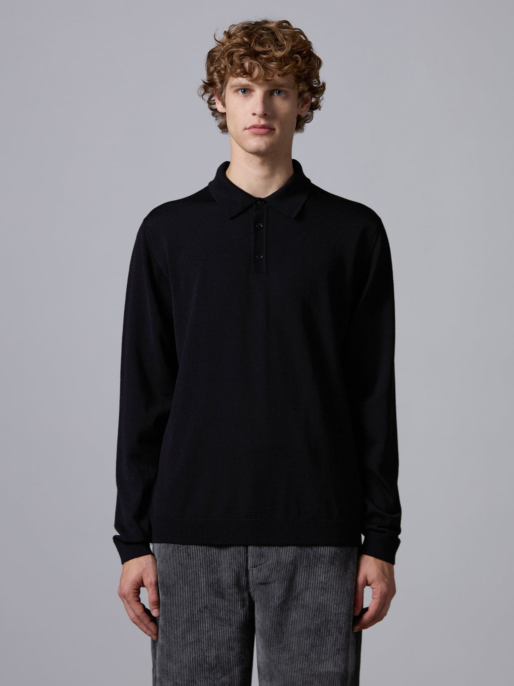 Merino wool polo