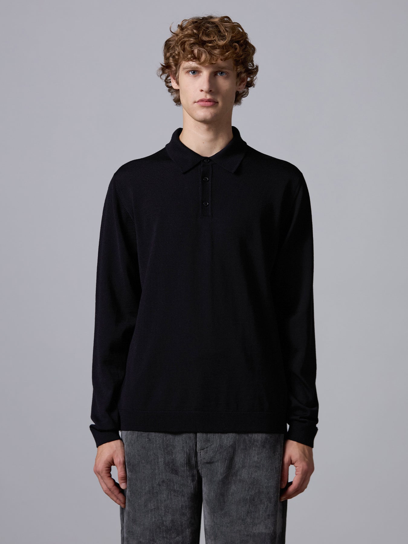 Merino wool polo