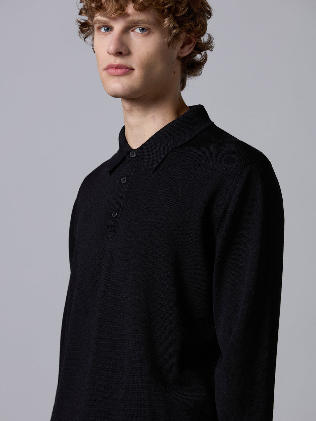 Merino wool polo
