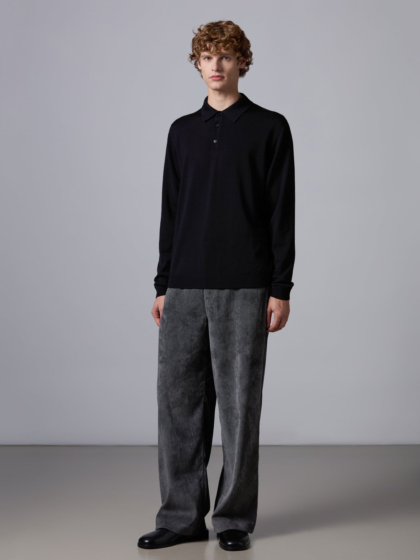 Merino wool polo