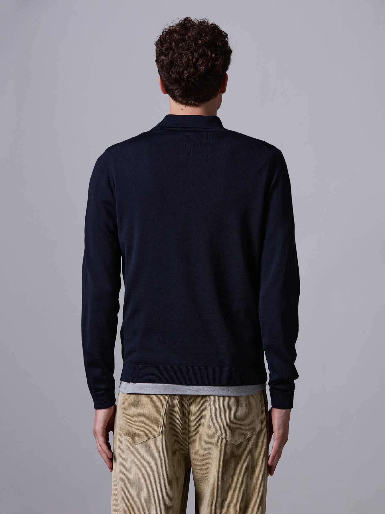 Merino wool polo
