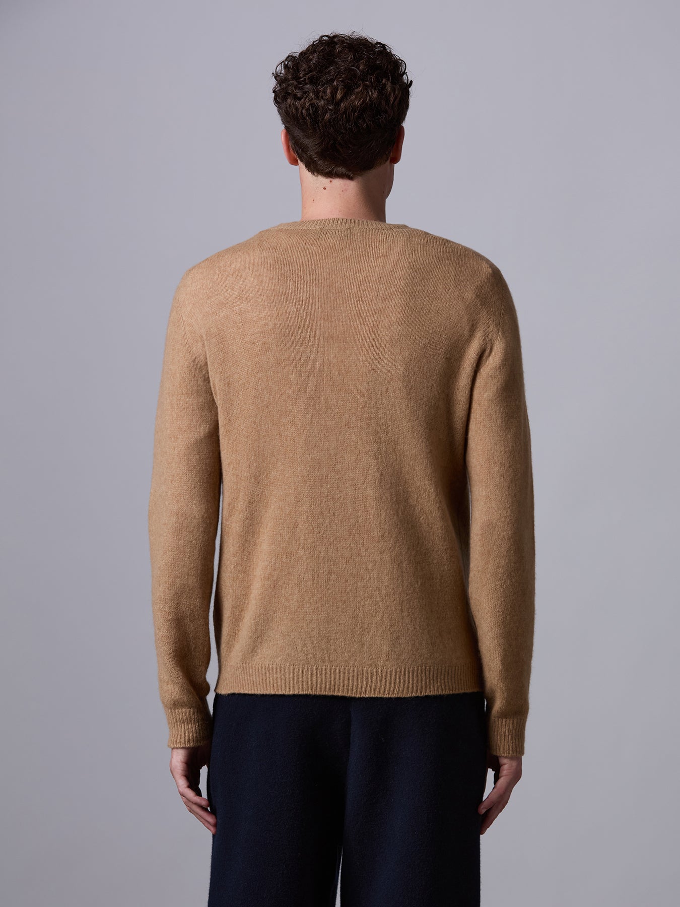 Camel wool sweater