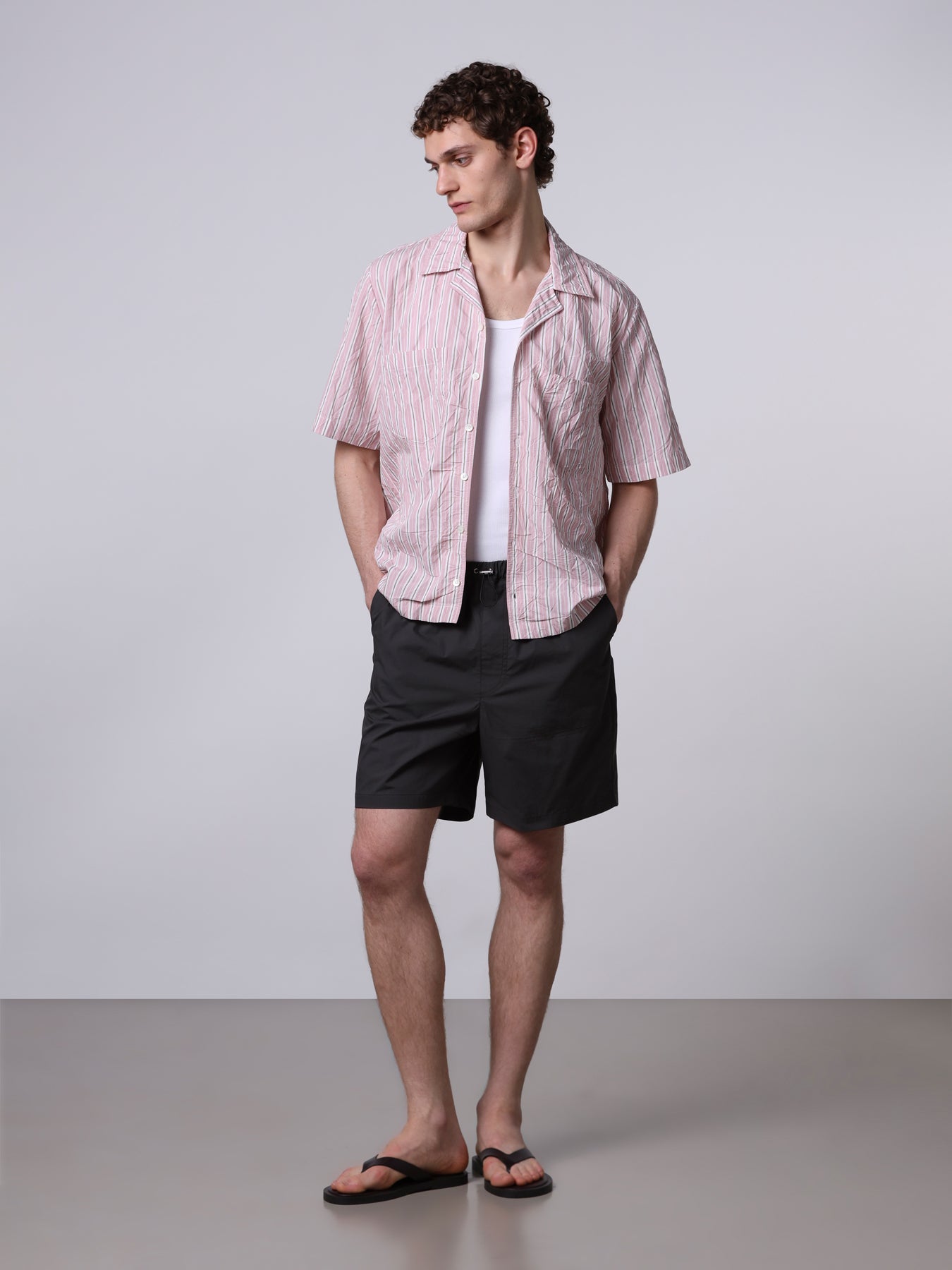 Drawstring bermuda