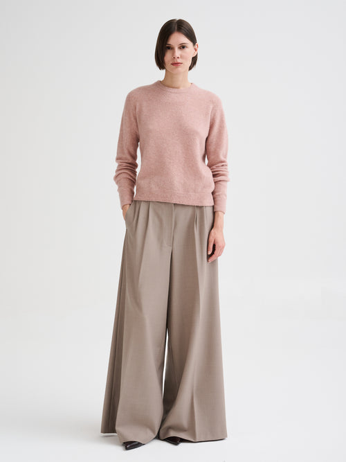 Cashmere and silk sweater