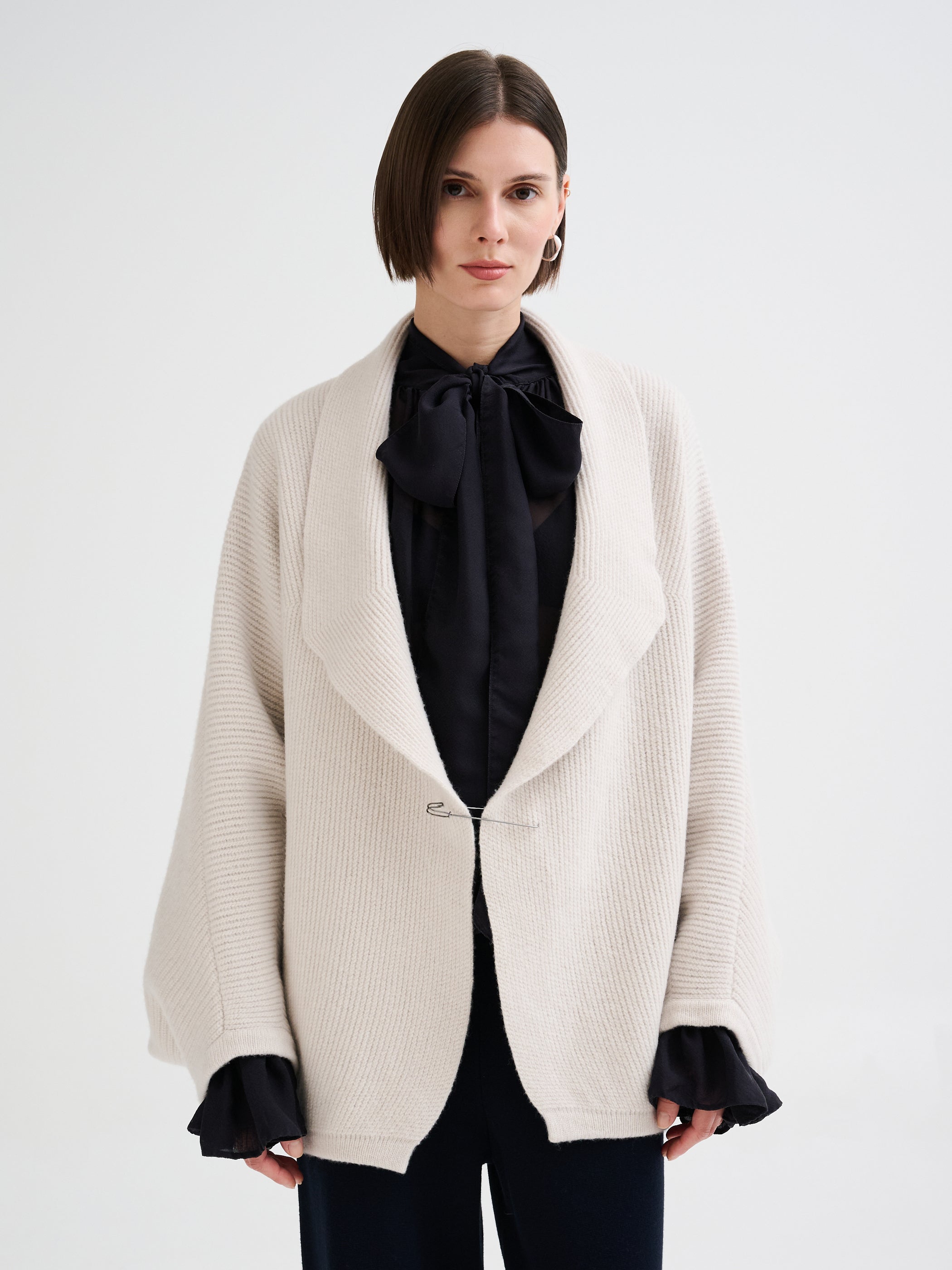 Merino wool cape