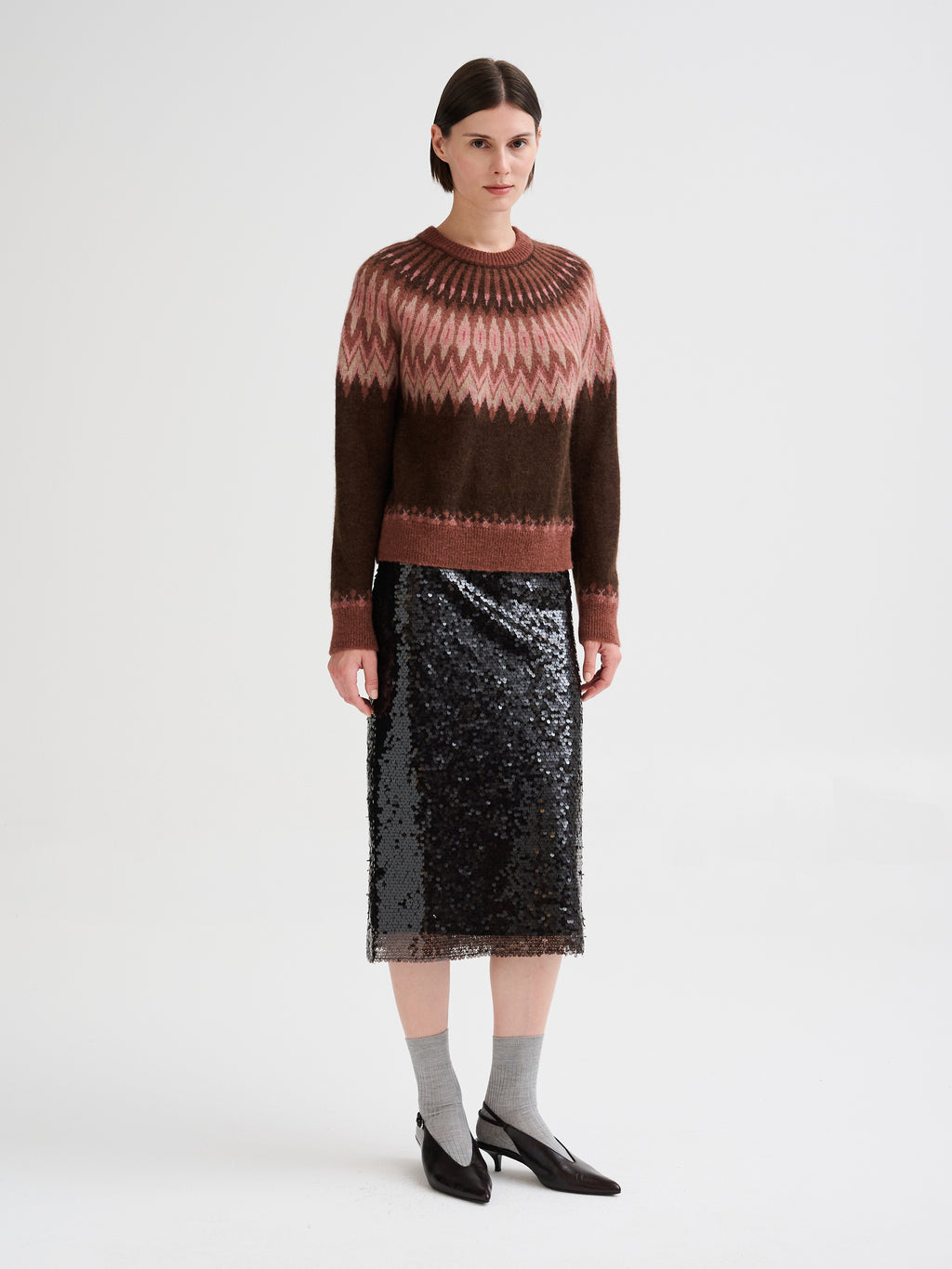 Nordic jacquard sweater