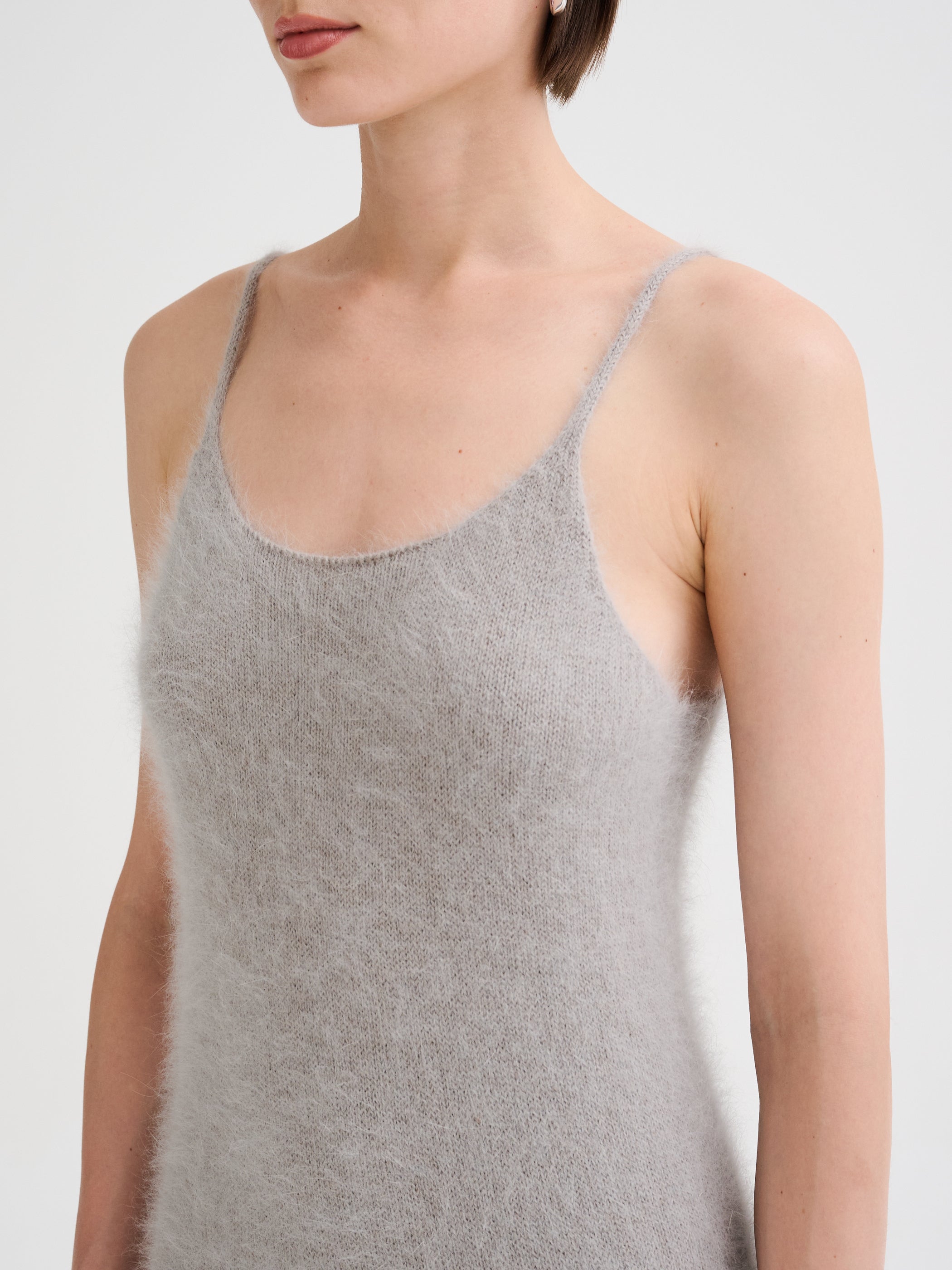 Angora slip dress