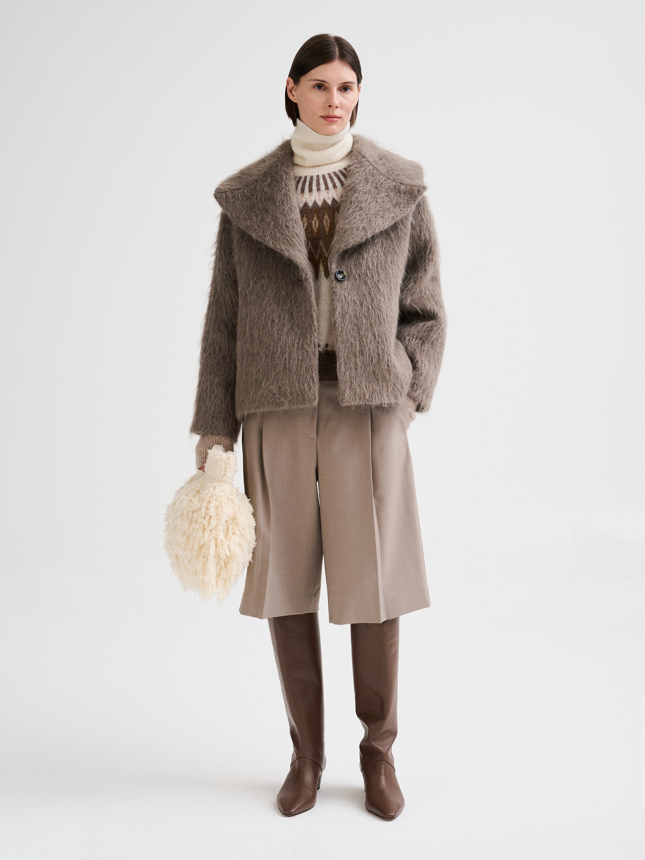 Nordic jacquard turtleneck