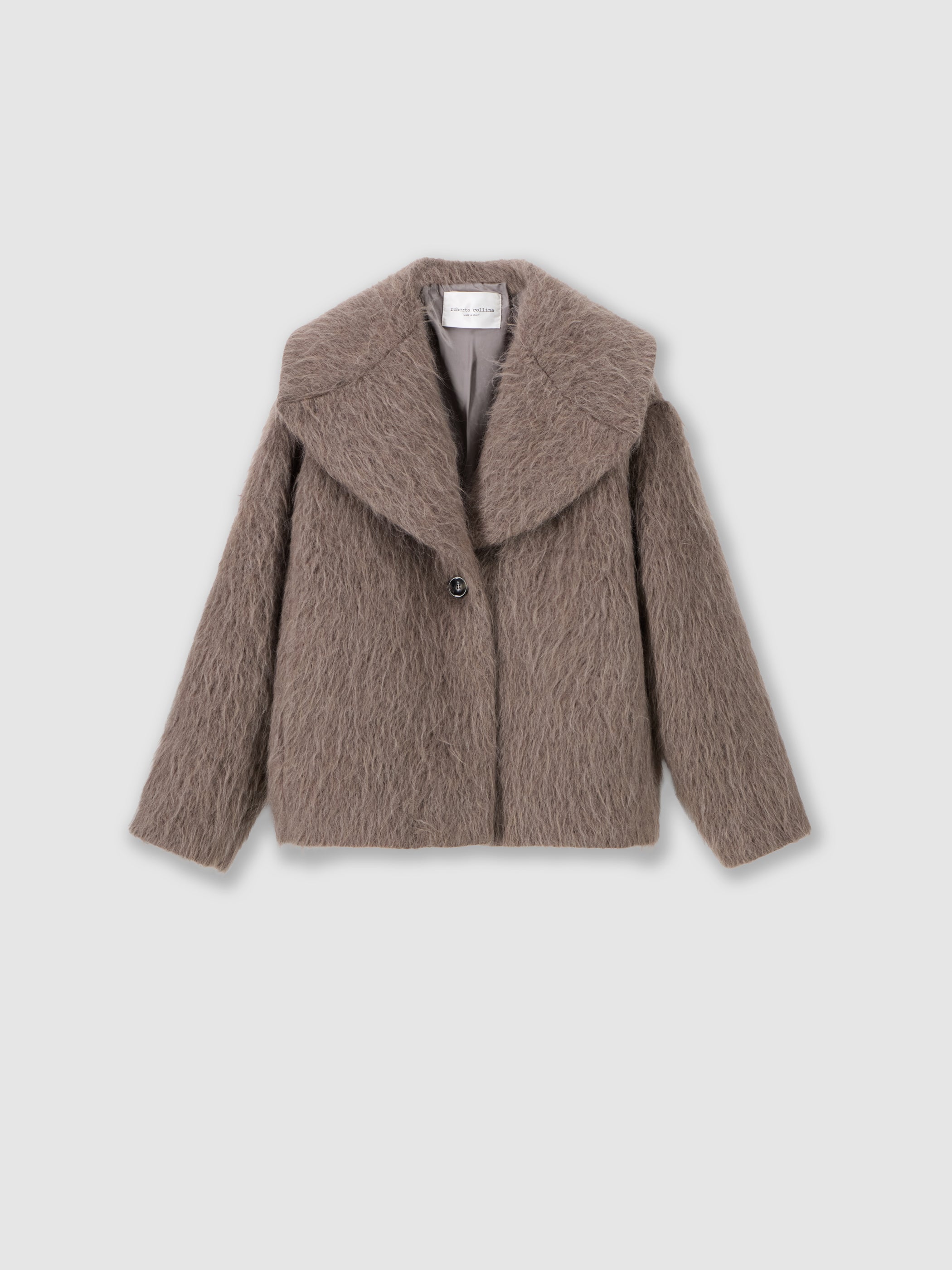 Wool, alpaca and mohair caban