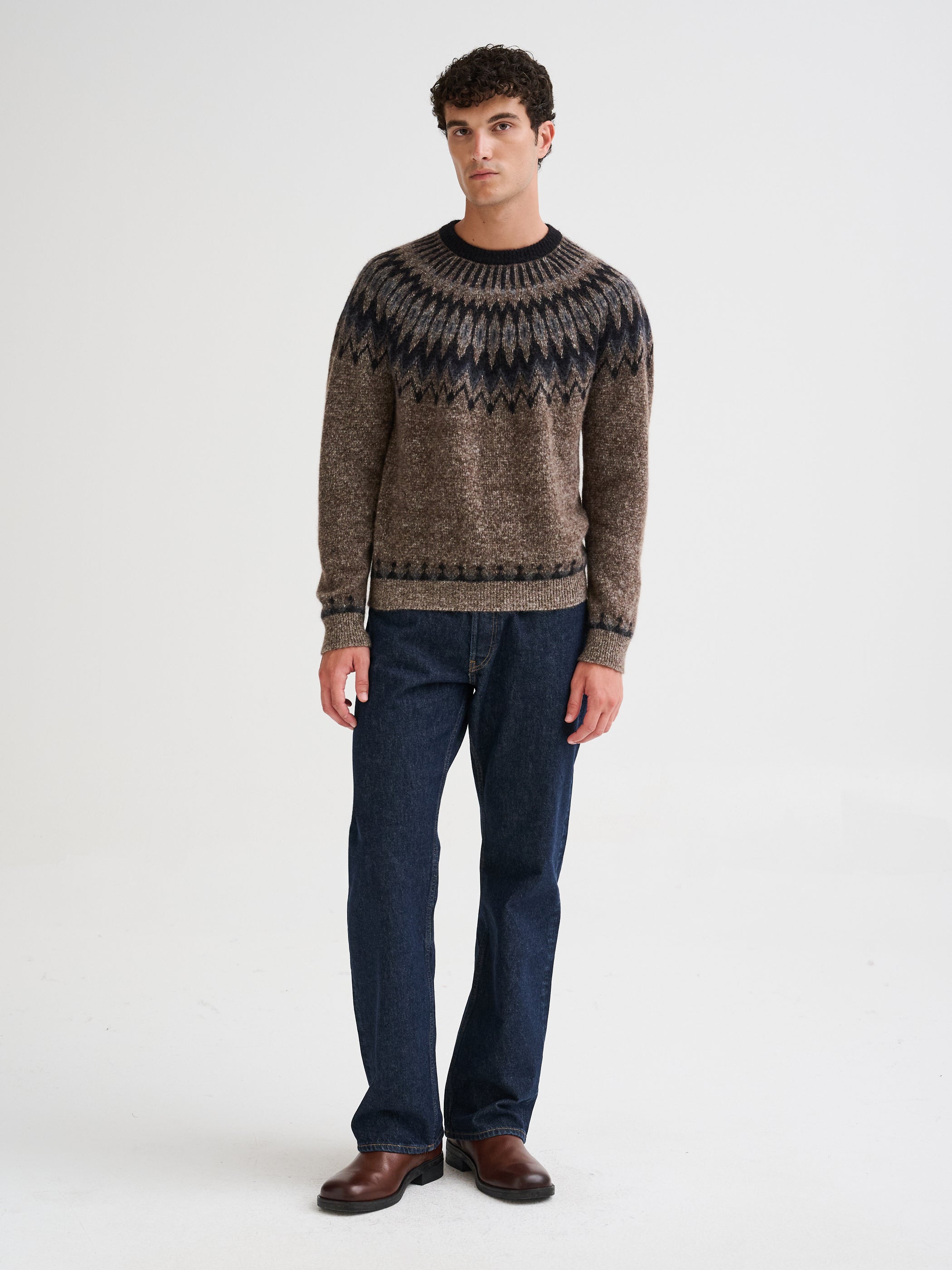 Nordic jacquard sweater