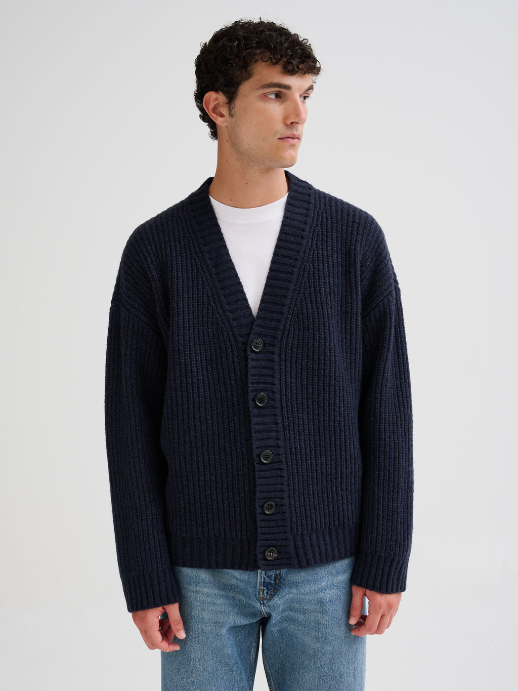 Ribbed cardigan