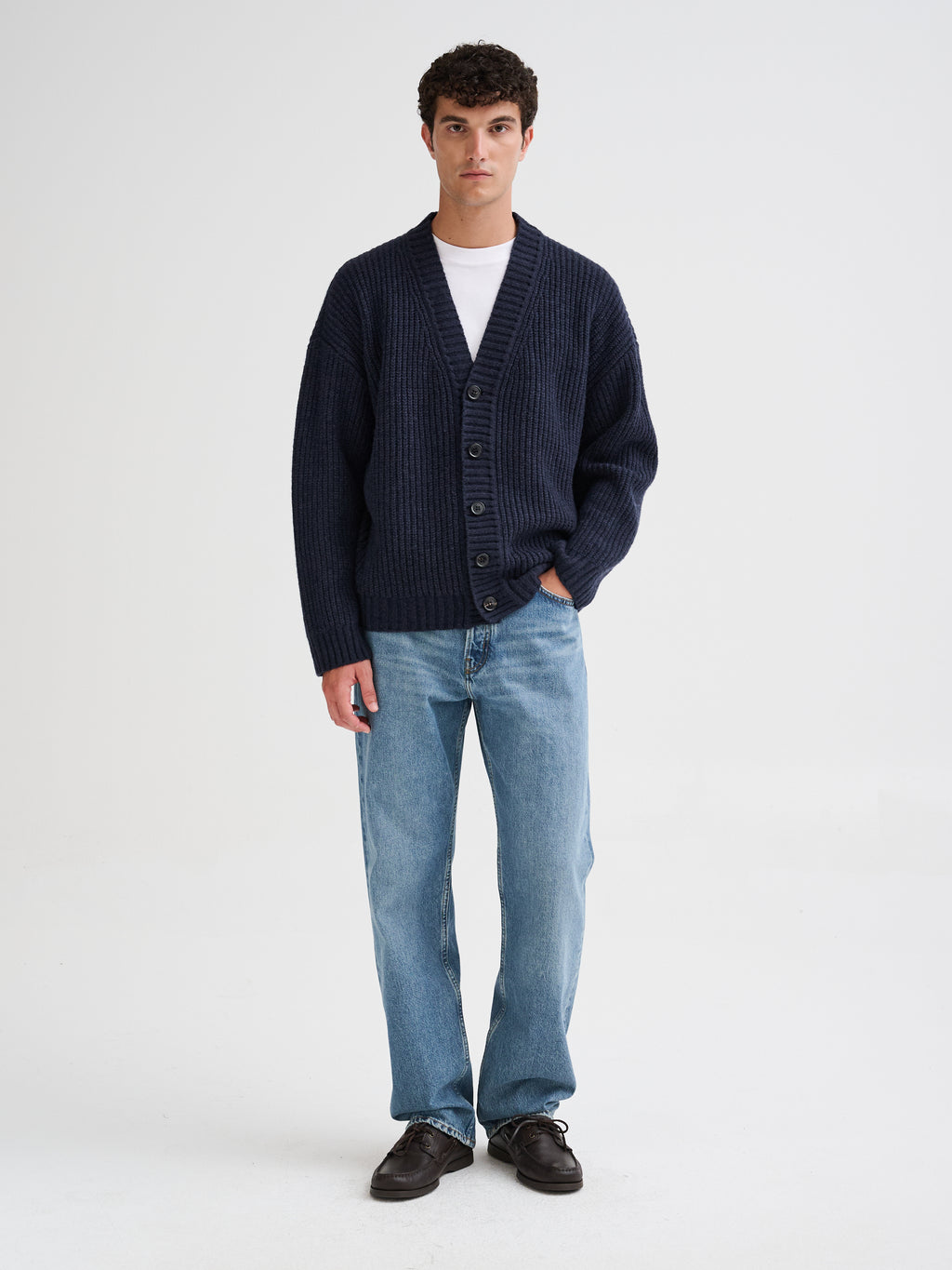 Ribbed cardigan