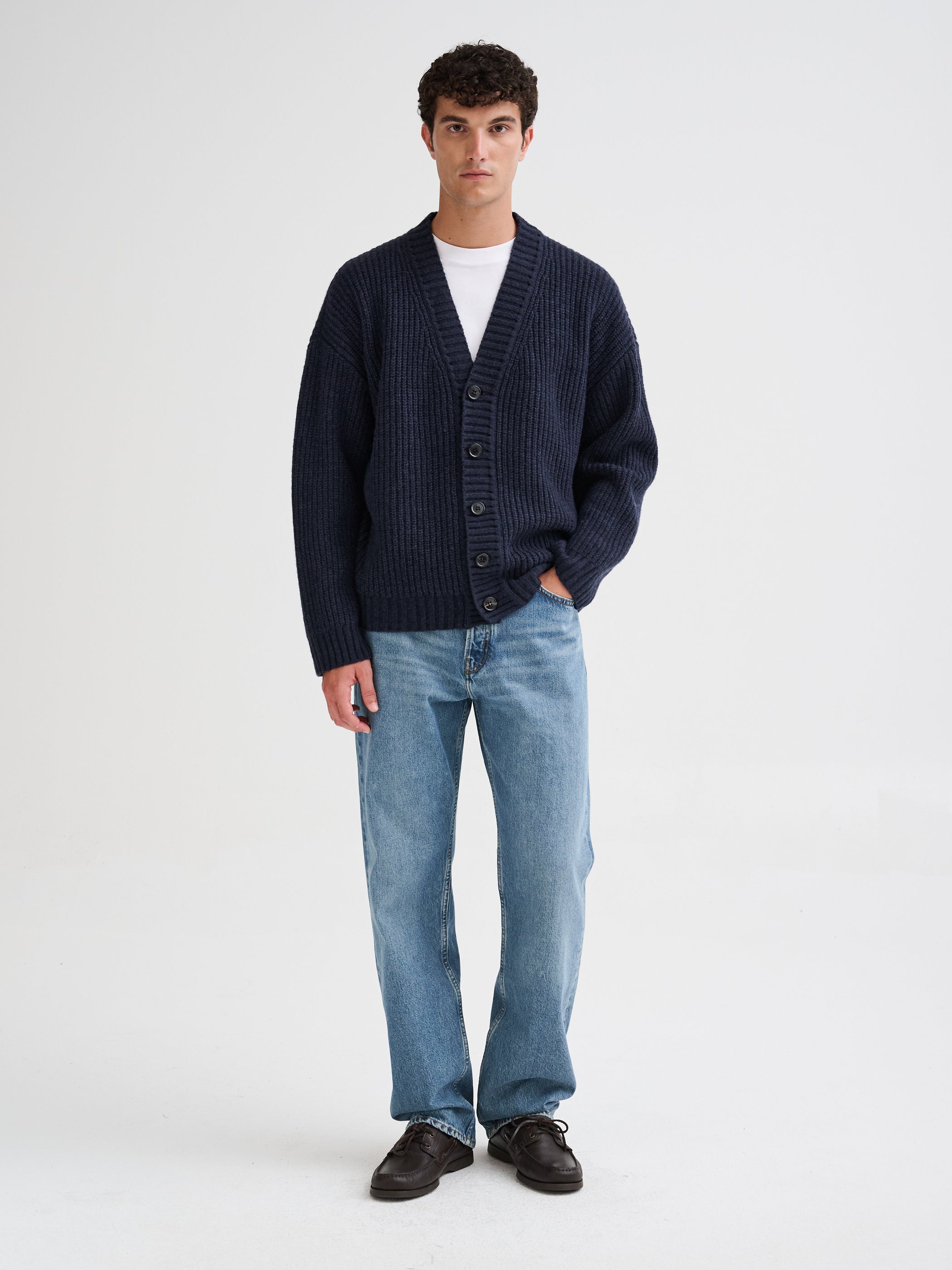 Ribbed cardigan