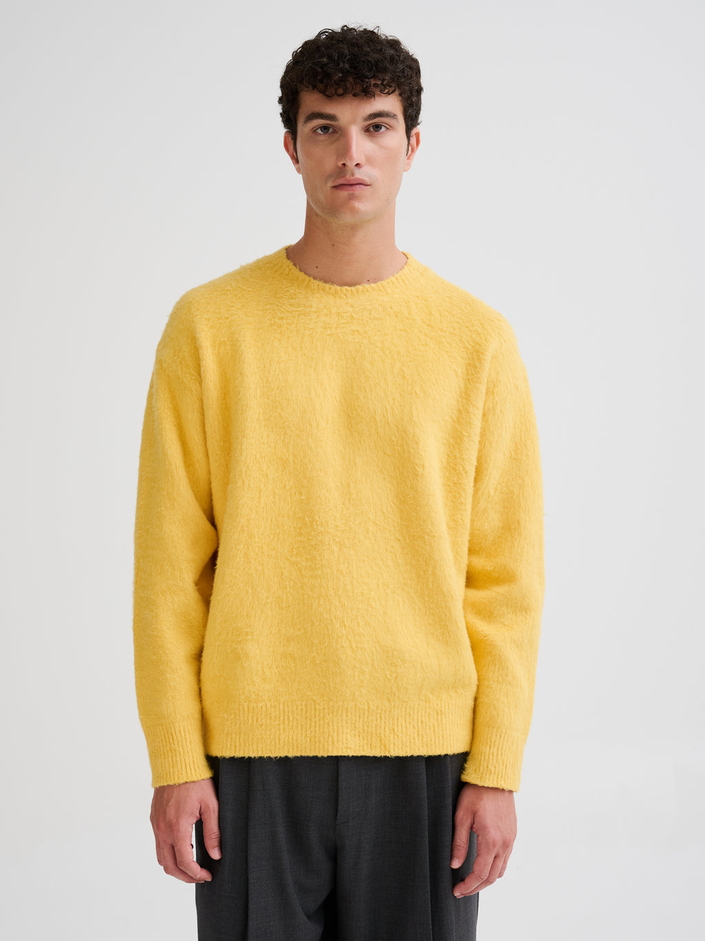 Oversized brushed sweater