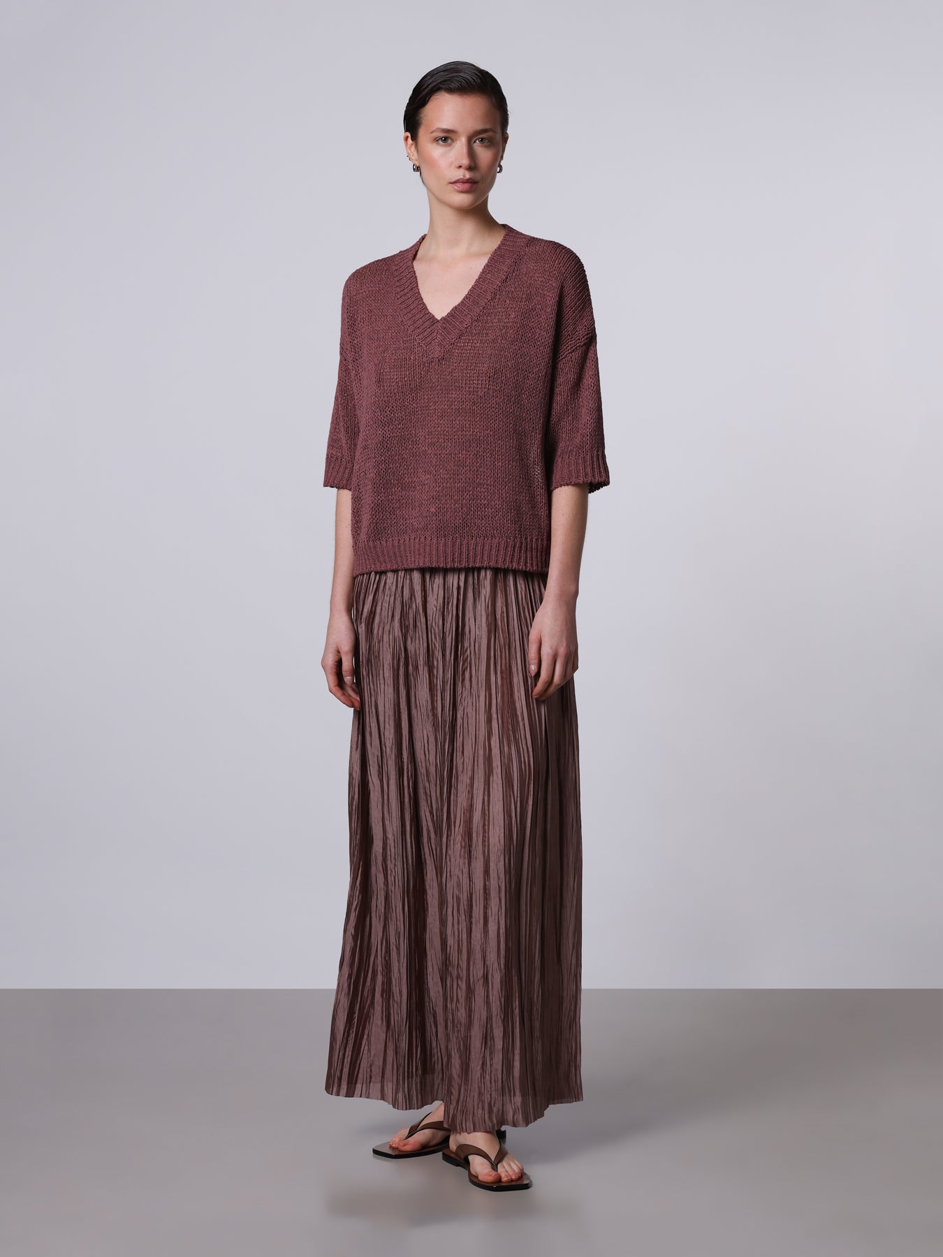 Boxy v-neck