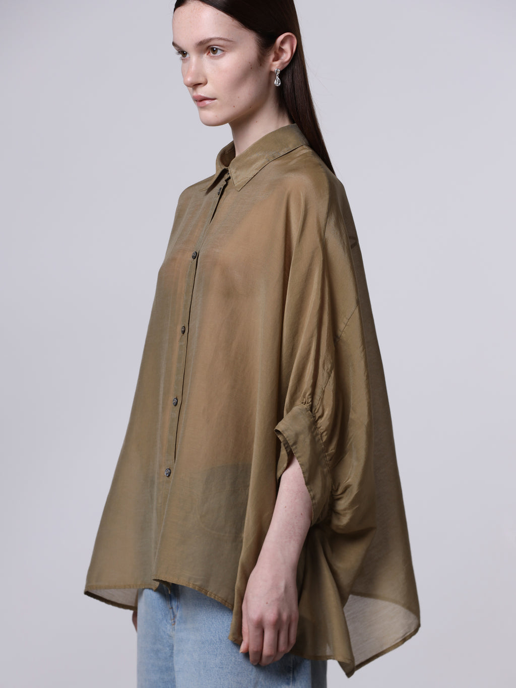 Short sleeves oversized shirt