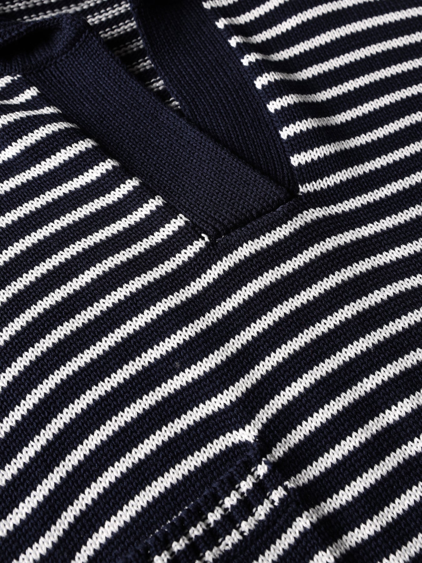 Over striped polo