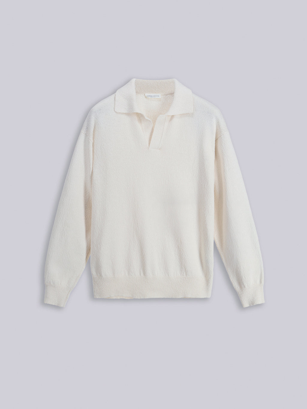 Textured knit polo