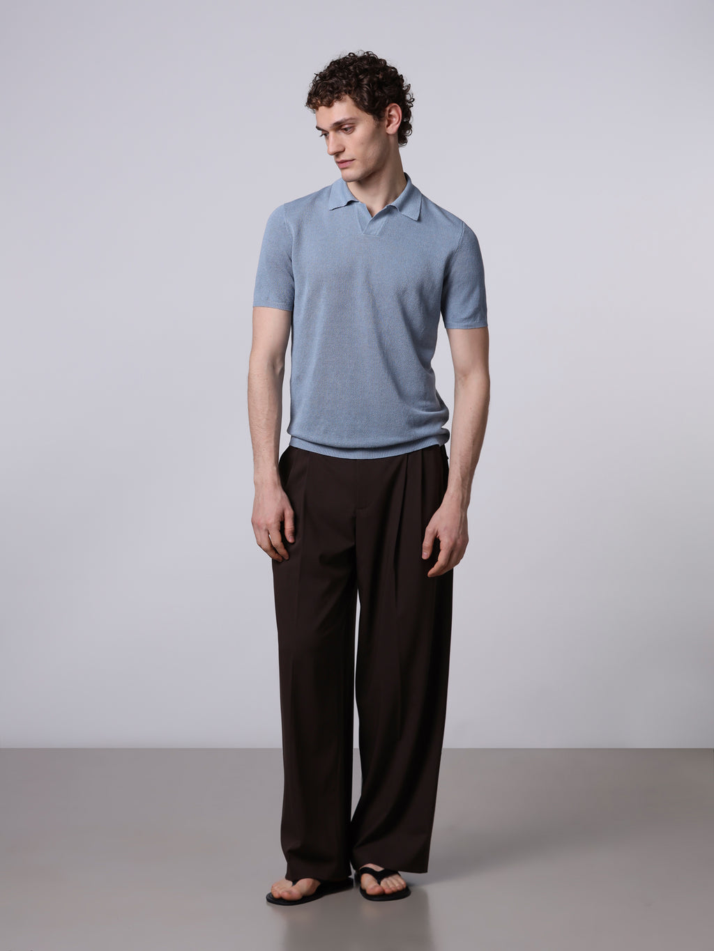 Linen polo