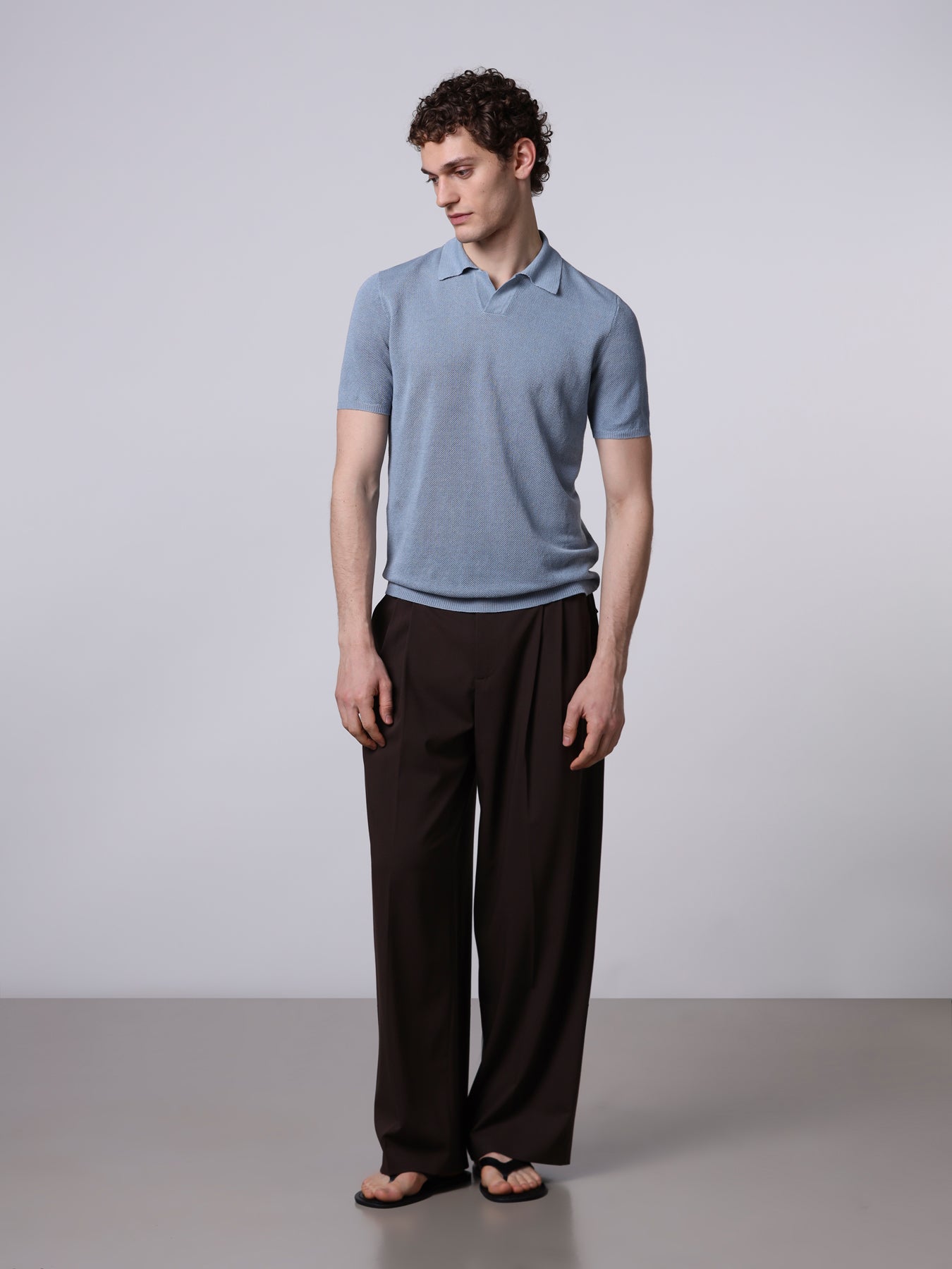 Linen polo