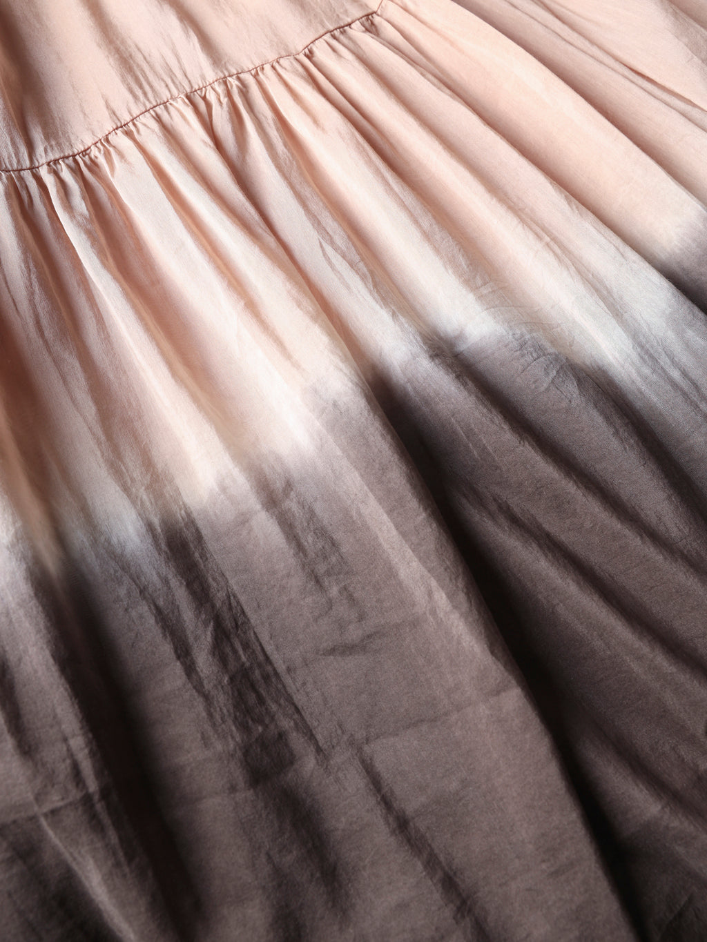 Tie-dye gathered dress