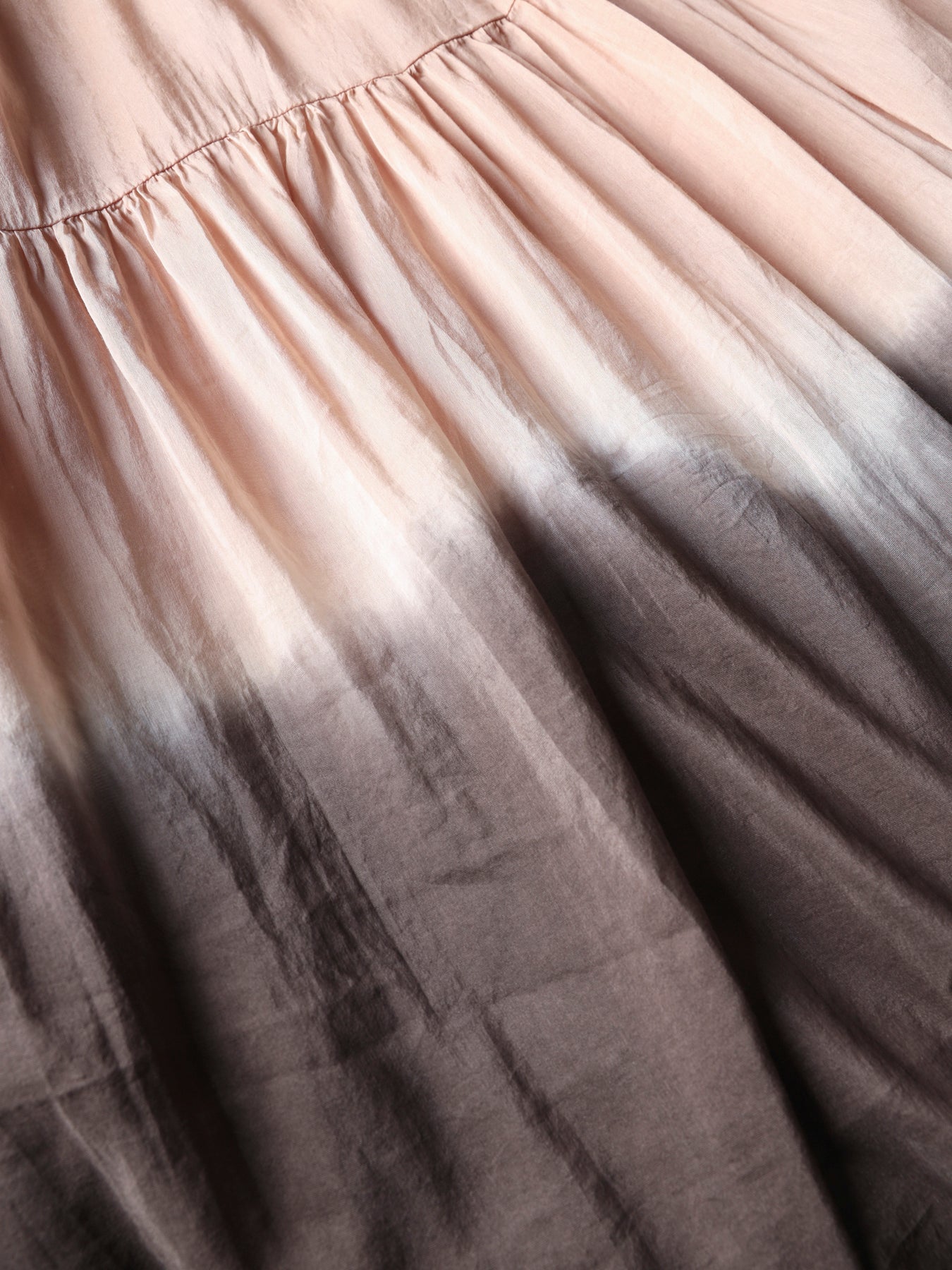 Tie-dye gathered dress